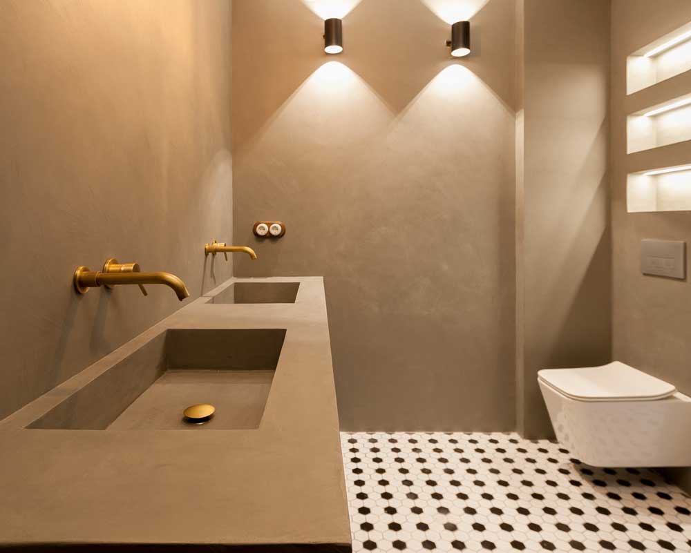 Beton ciré badkamer Amsterdam